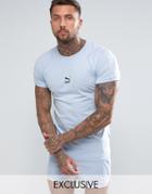 Puma Muscle Fit T-shirt In Blue Exclusive To Asos - Blue