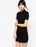 Asos Polo Shirt Dress - Black