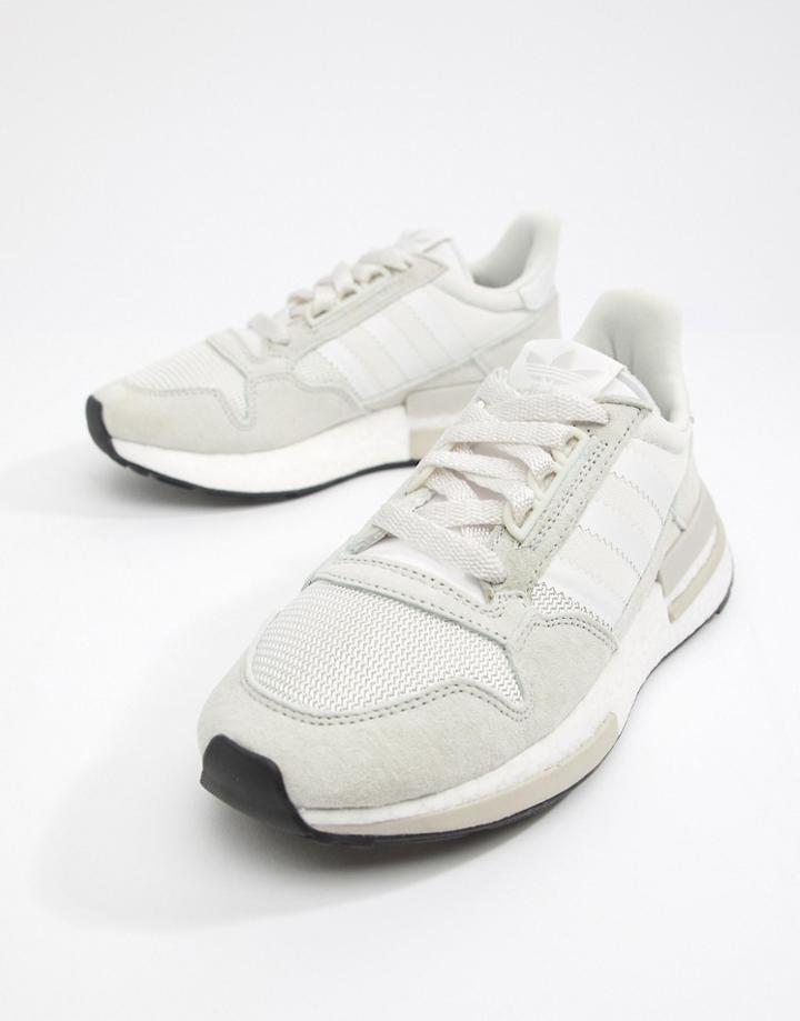 Adidas Originals Zx 500 Rm Sneakers In White - White