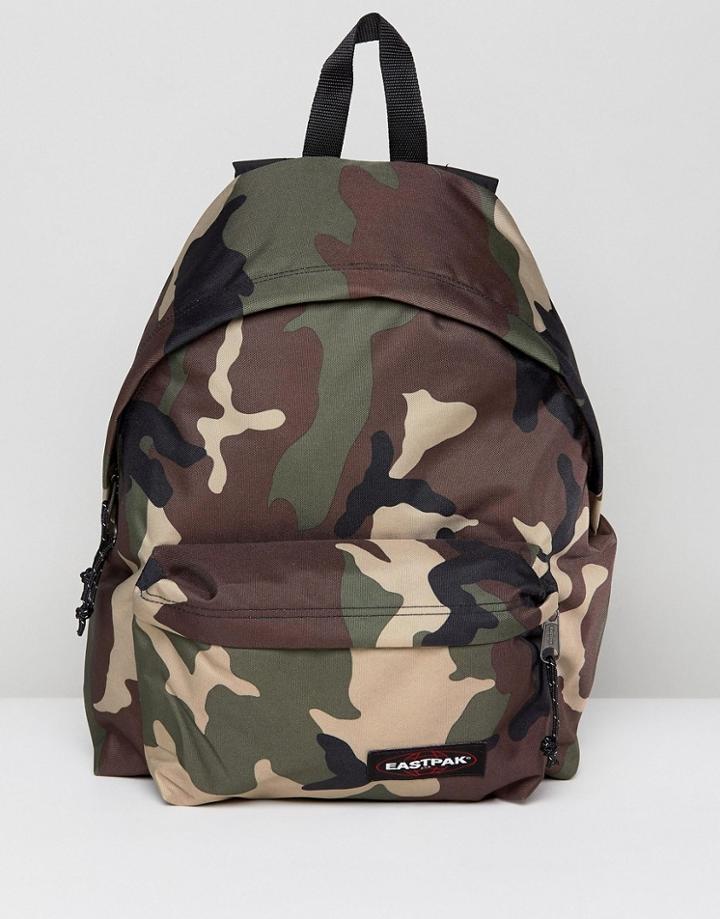 Eastpak Padded Pak'r Backpack In Camo 22l - Green