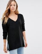 Vero Moda Oversize Black Sweater - Black