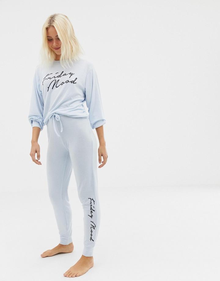 New Look Friday Mood Jogger - Blue