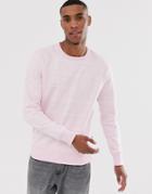 French Connection Striped Crew Neck Sweatshirt-pink