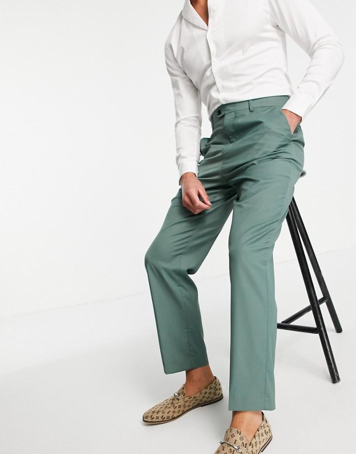 Devils Advocate Wide Leg Pants-green