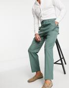 Devils Advocate Wide Leg Pants-green