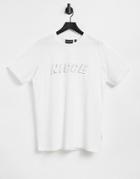 Nicce Boxer Chest Print T-shirt In White