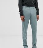 Asos Design Tall Skinny Suit Pants In Pastel Blue - Blue