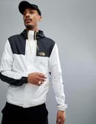 The North Face 1985 Mountain Jacket Hooded 2 Tone In White/black - White