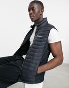 Columbia Powder Pass Vest In Black