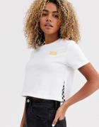 Vans Elevated Split White Crop Top