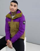 The North Face 1990 Thermoball Mountain Jacket In Green/purple - Green