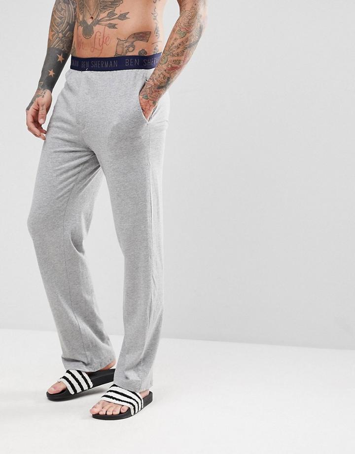 Ben Sherman Jersey Lounge Pant - Gray