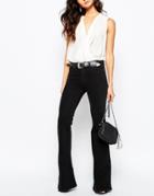 Mango 70's Flare Jean - Black