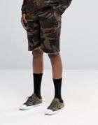 Hand Of God Camo Sweat Shorts - Khaki