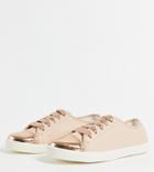 Simply Be Wide Fit Sneakers In Beige-neutral