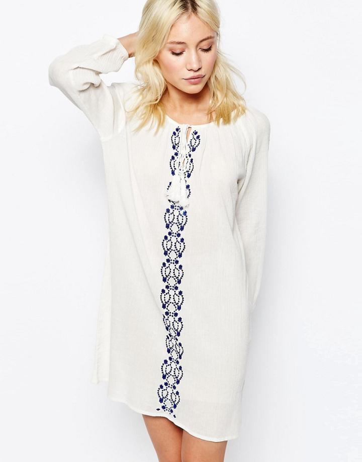 Diya Boho Dress With Embroidered Detail