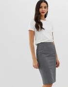 Oasis Pencil Skirt In Gray - Gray