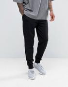 Asos Tapered Joggers In Black - Black