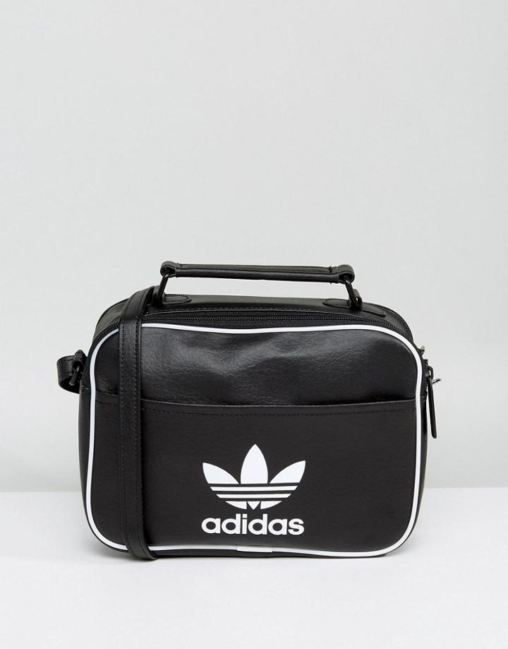 Adidas Originals Mini Airliner Bag In Black - Black