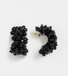 Mango Beaded Earrings In Black