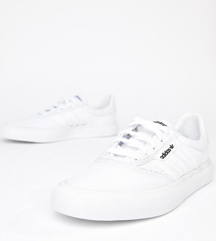 Adidas Skateboarding Adi-ease Sneakers In Triple White - White