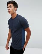 Abercrombie & Fitch Crew Neck Athleisure T-shirt In Navy - Navy