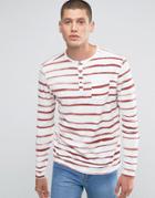 Jack And Jones Premium Grandad T-shirt - Red