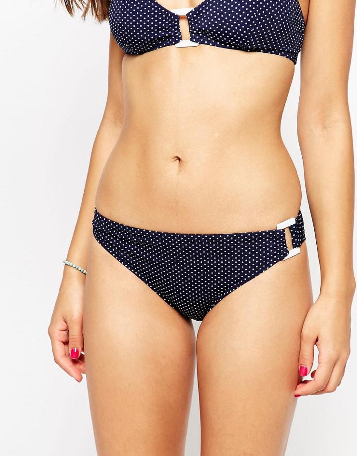 Marie Meili Montauk Bikini Bottoms - Navy