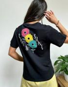 Element Rise And Shine Back Print T-shirt In Black