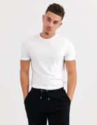 Only & Sons Muscle Fit T-shirt In White