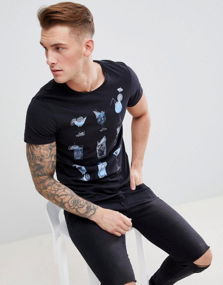 Blend Cocktail T-shirt - Black