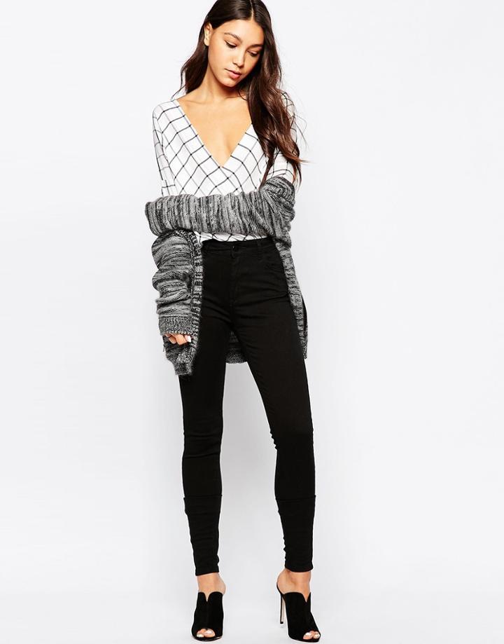 Just Female Stroke Skinny Jeans In Black - 2