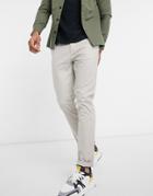 Asos Design Skinny Chinos In Beige-neutral