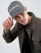 Good For Nothing Baseball Cap In Gray With Logo - Gray