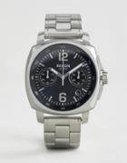 Nixon Charger Chronograph Watch In Stainless Steel - Silver
