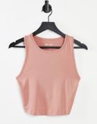 Asos 4505 Icon Slightly Cropped Tank Top-pink