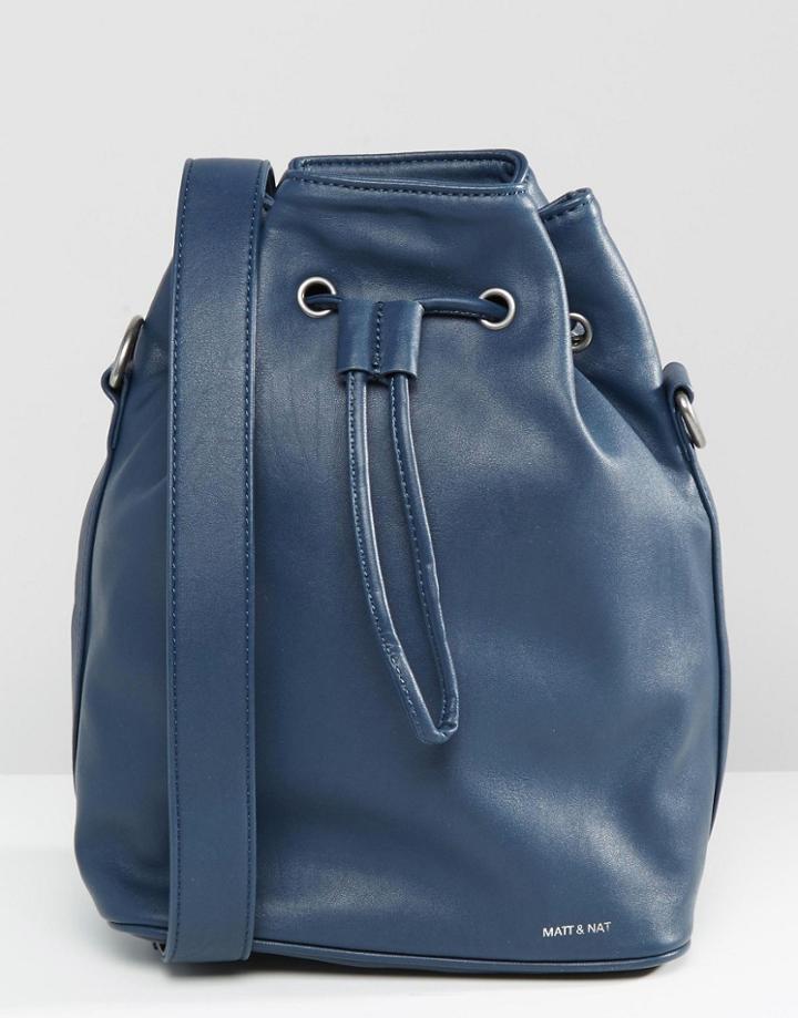 Matt & Nat Drawstring Bucket Bag - Black