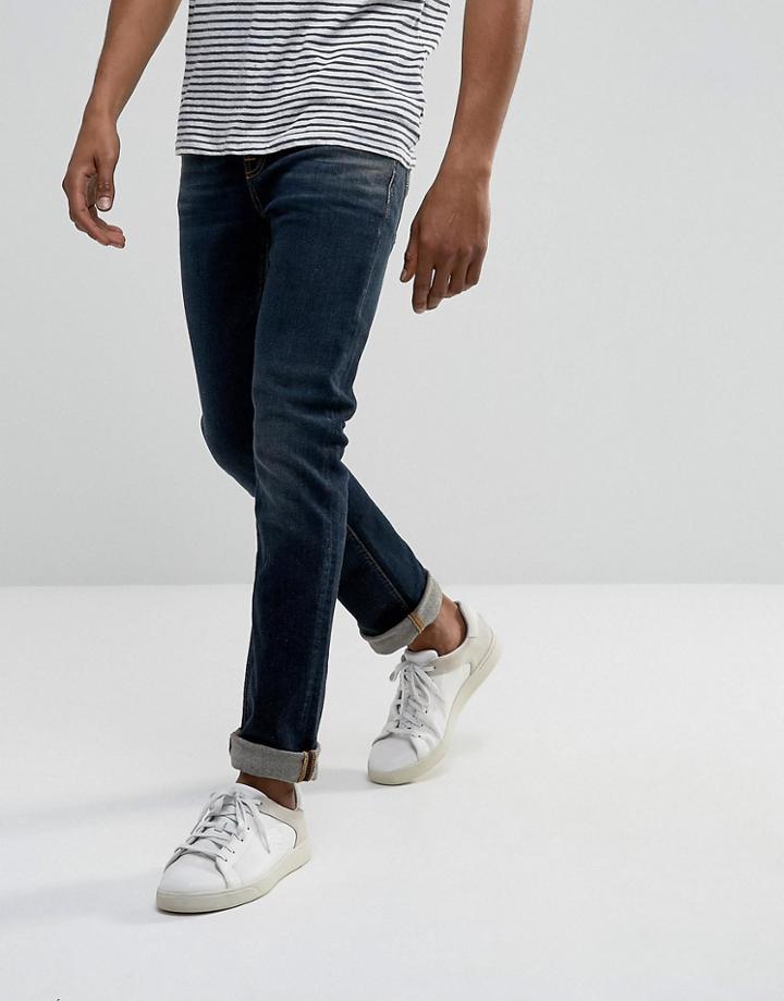 Nudie Jeans Co Grim Tim Slim Fit Jean Endorsed Indigo Wash - Blue