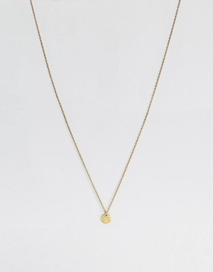 Mister Mirco Rope Chain Necklace In Gold - Gold