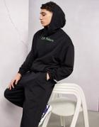 Asos Dark Future Oversized Hoodie With Bubble Logo Graphic Print In Black - Part Of A Set