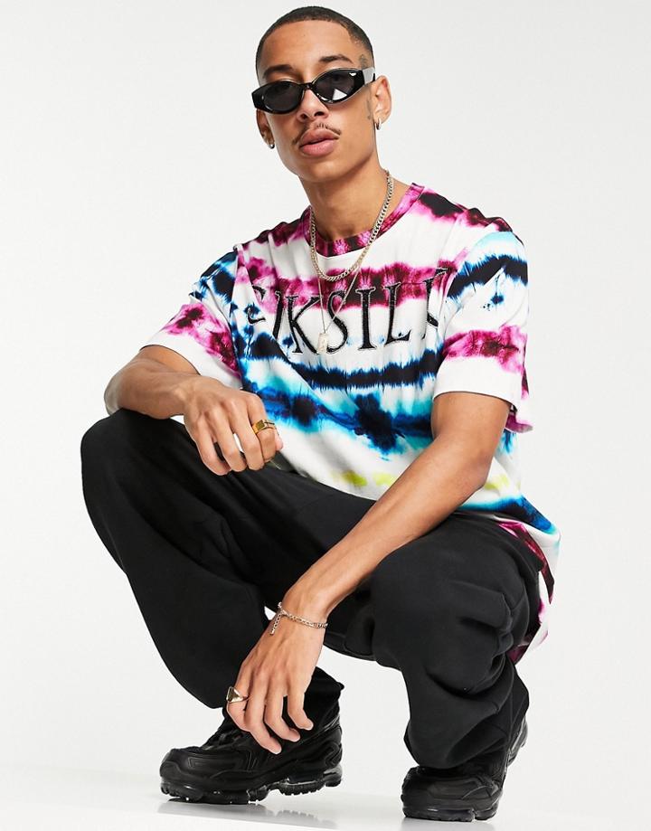 Siksilk Tie Dye T-shirt In Multi