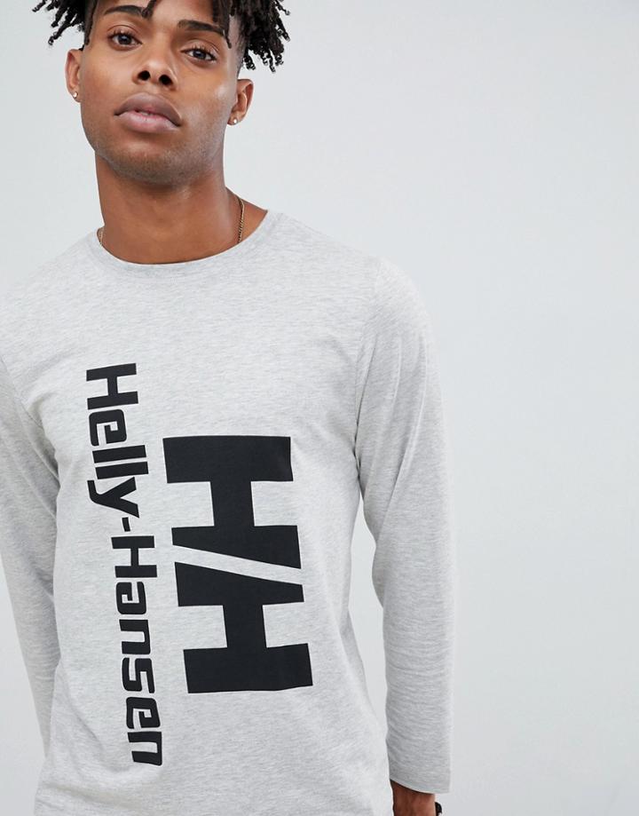 Helly Hansen Heritage Long Sleeve Top In Gray - Gray