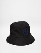 Wood Wood Bucket Hat In Black - Black