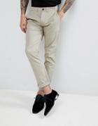 Threadbare Slim Fit Chinos - Stone