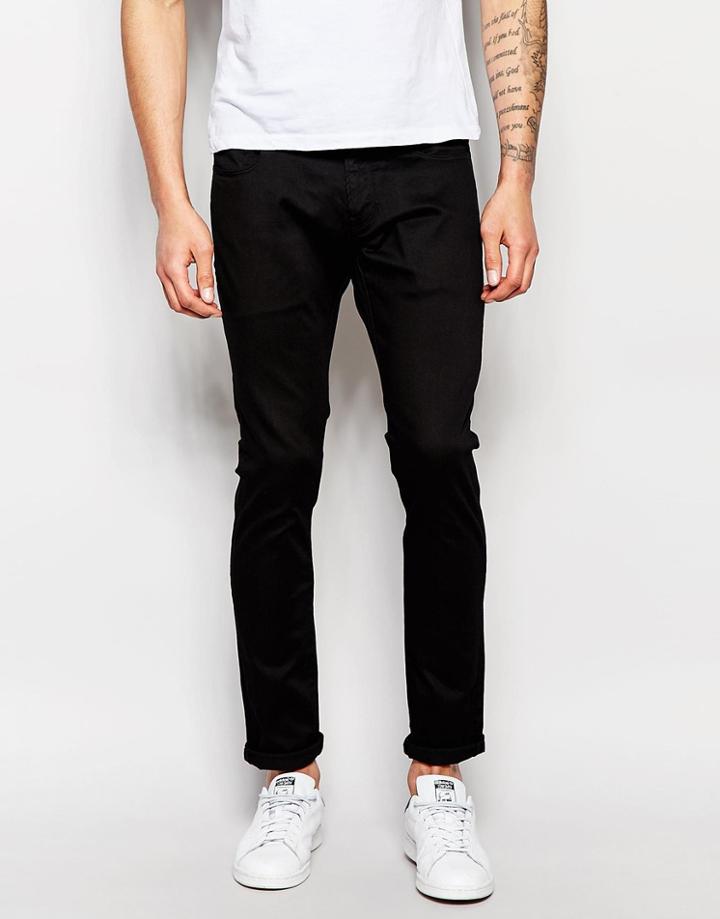 G-star Jeans 3301 Deconstructed Super Slim Superstretch Raw Black - Raw