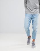 Only & Sons Skinny Jeans With Cropped Leg - Blue