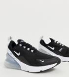 Nike Black And White Air Max 270 Sneakers