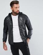 Luke 1977 Capability French Zip Through Netting Jacket In Black - Black