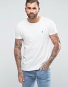 Ringspun T-shirt With Roll Ups - Gray