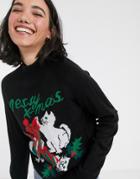 Monki Holidays Sweater-multi